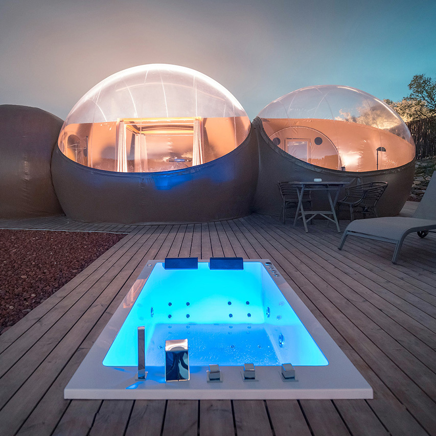 Baignoires extérieures pour hôtels